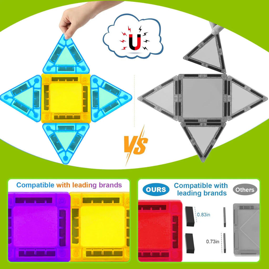 Building Blocks Educational Magnetic STEM Toy Set 6