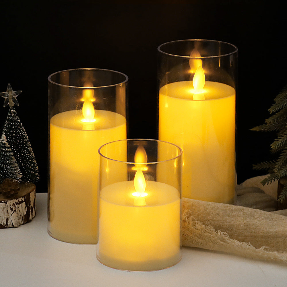 Candle Holders LED Candles Remote Control Warm Flickering Flameless Light