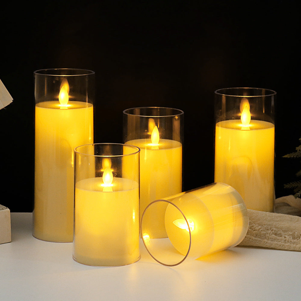 Candle Holders LED Candles Remote Control Warm Flickering Flameless Light