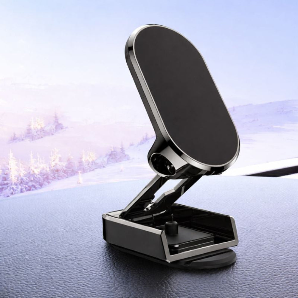 Car Phone Mount Magnetic Foldable Dashboard Holder