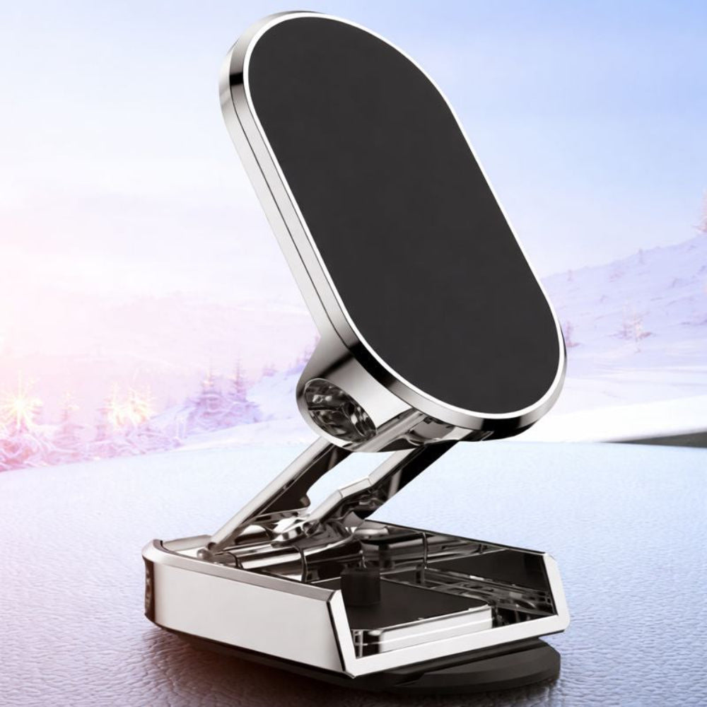 Car Phone Mount Magnetic Foldable Dashboard Holder