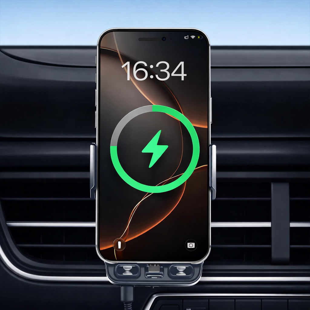 Car Wireless Fast Charger Phone Holder Mount