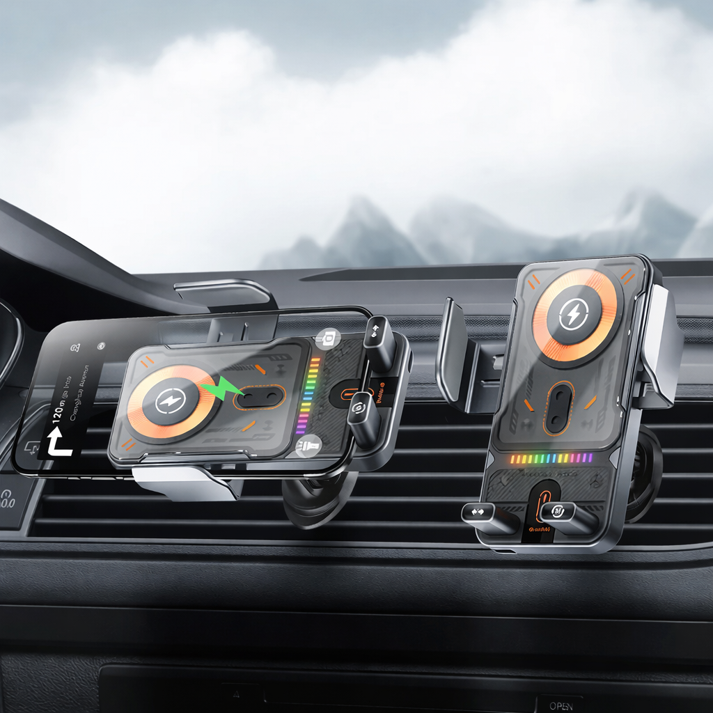 Car Wireless Fast Charger Phone Holder Mount