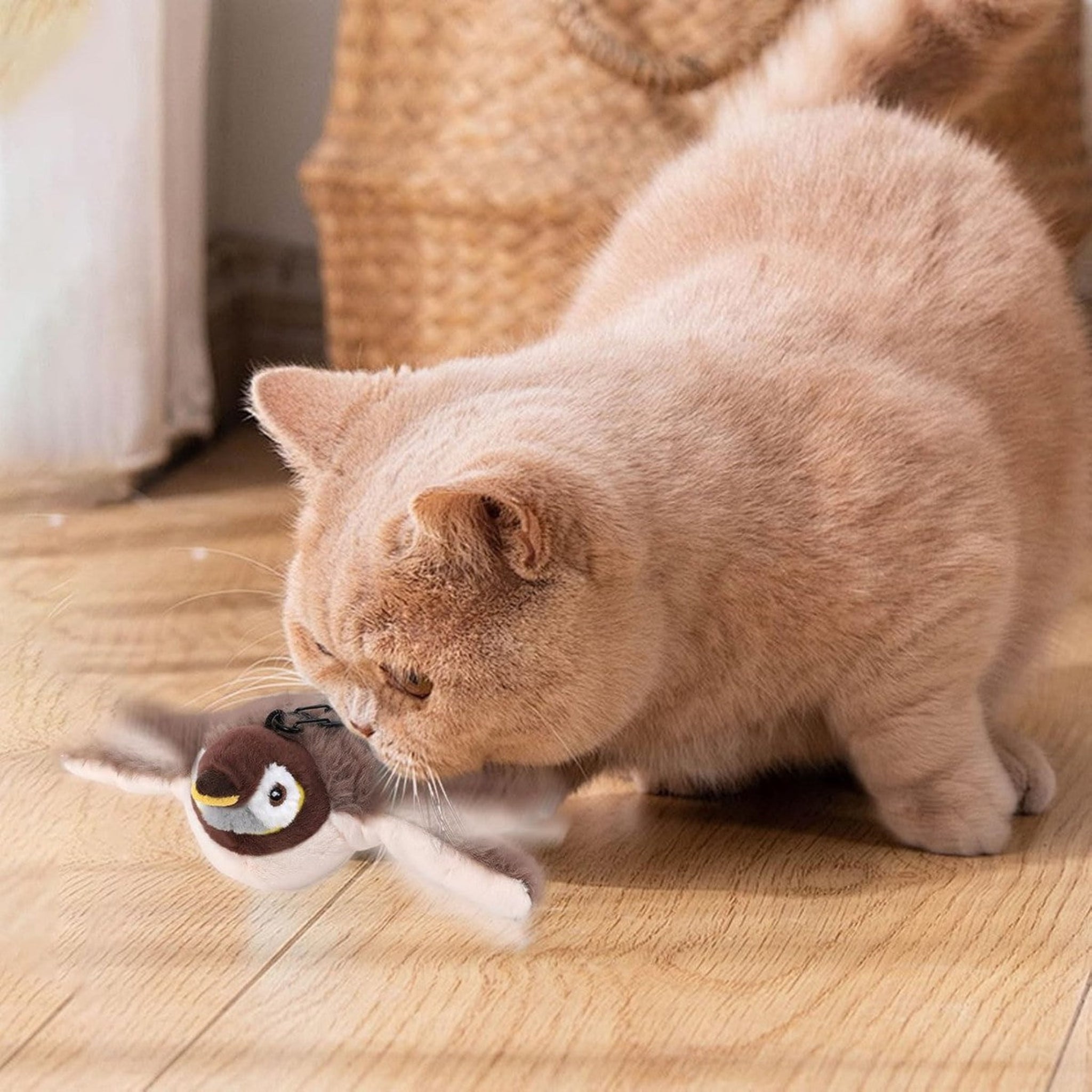 Cat Toy Interactive Bird Flapping Play Pet Fun 3