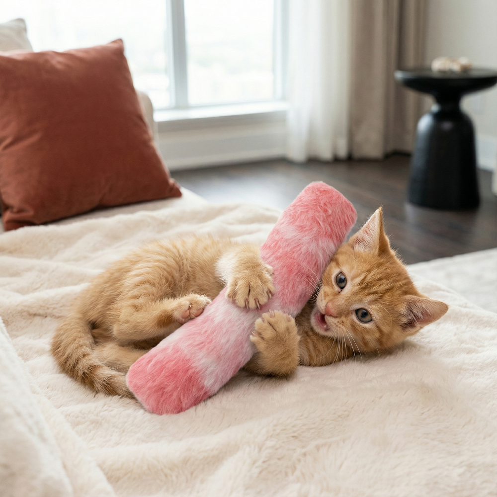 Catnip Toy Cat Cushion Play 1