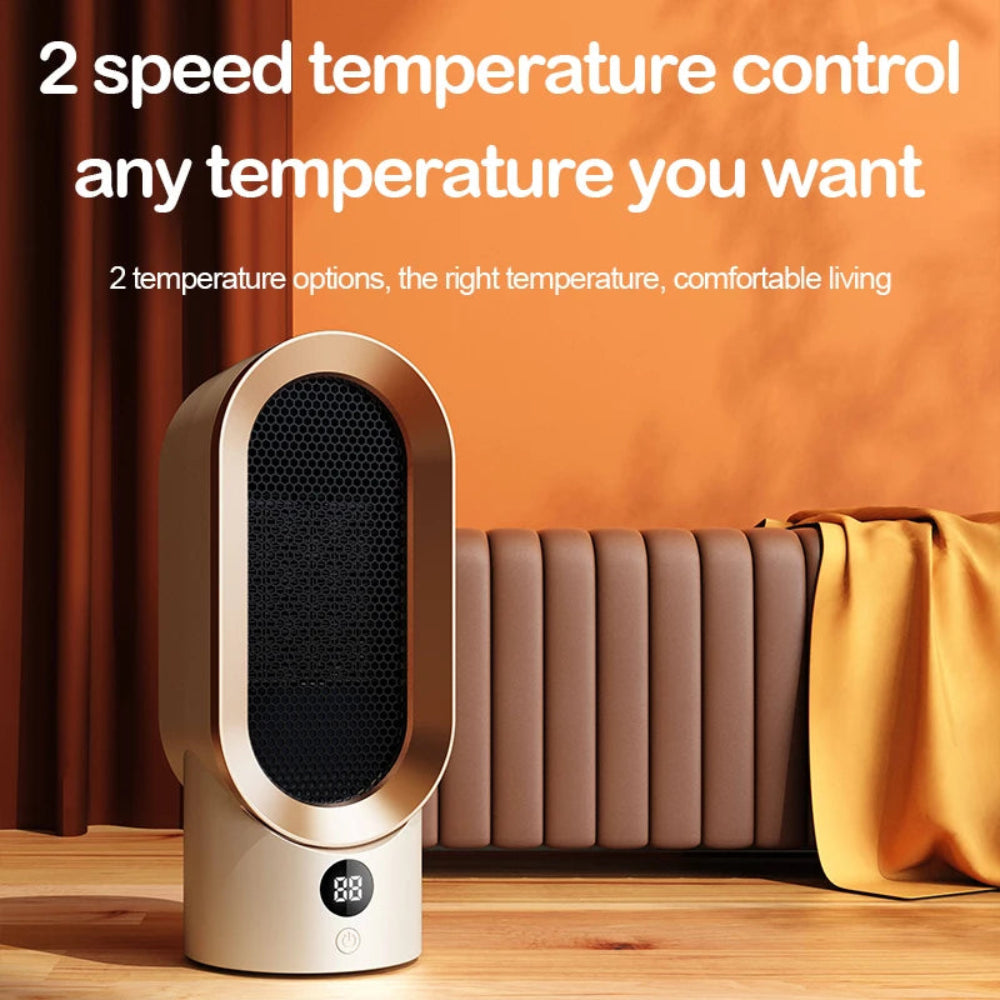 Ceramic Space Heater Electric Indoor Fast Heating Quiet Portable