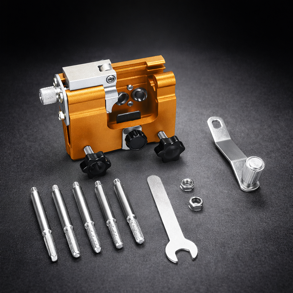 Chainsaw Sharpener Aluminum Chain Grinding Jig Tool