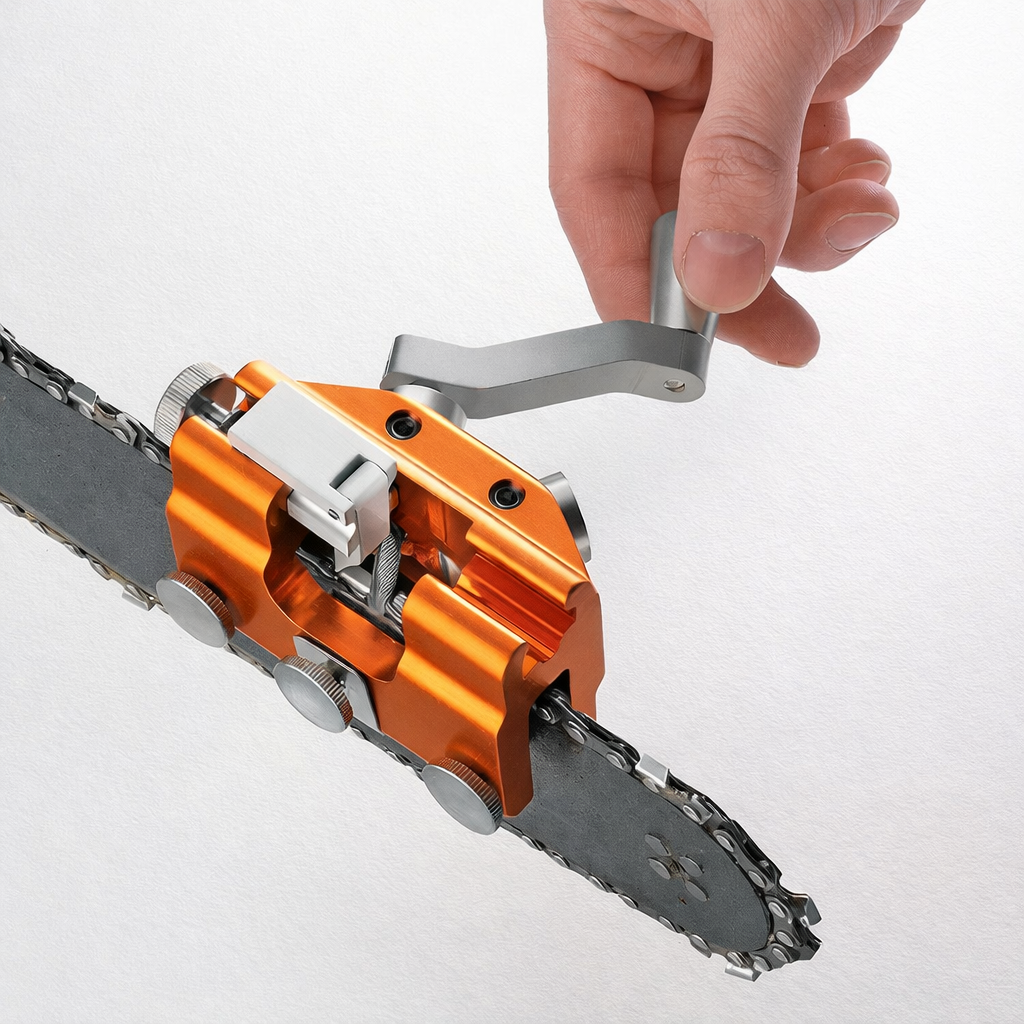 Chainsaw Sharpener Aluminum Chain Grinding Jig Tool