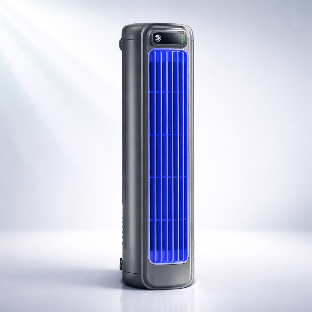 Desk Fan Portable Tower Cooling Fan Quiet Rechargeable