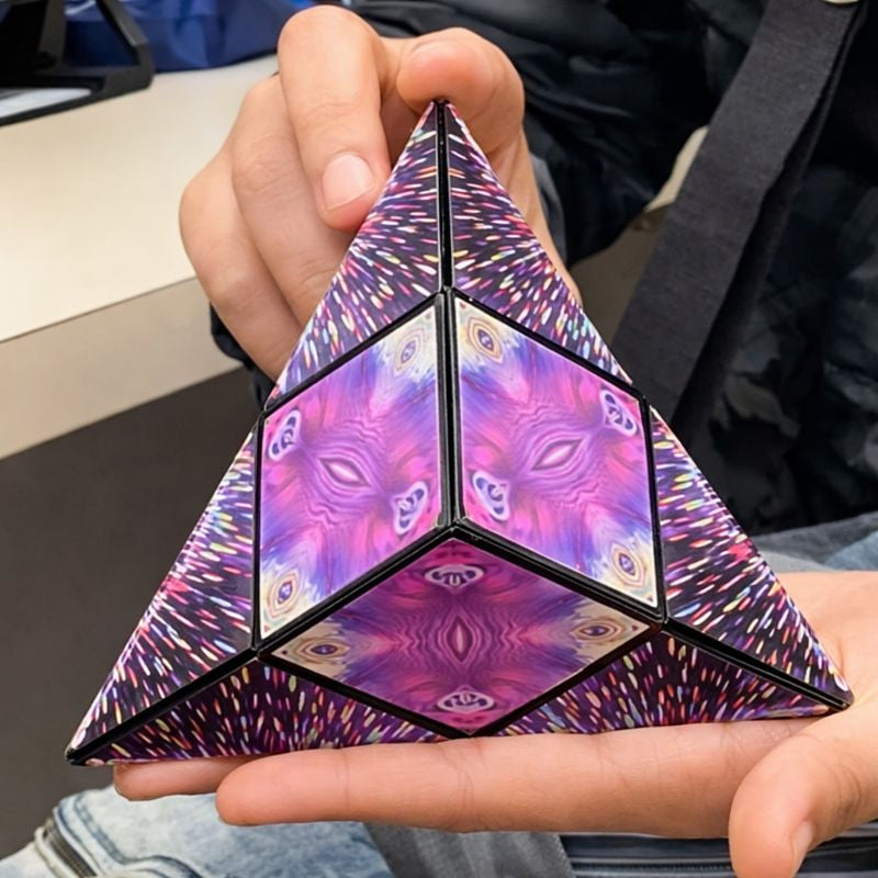 Puzzle Toy Magnetic Shape Shifting Cube Transforming Geometric Game