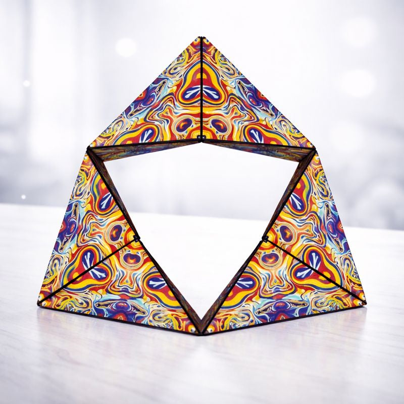 Puzzle Toy Magnetic Shape Shifting Cube Transforming Geometric Game