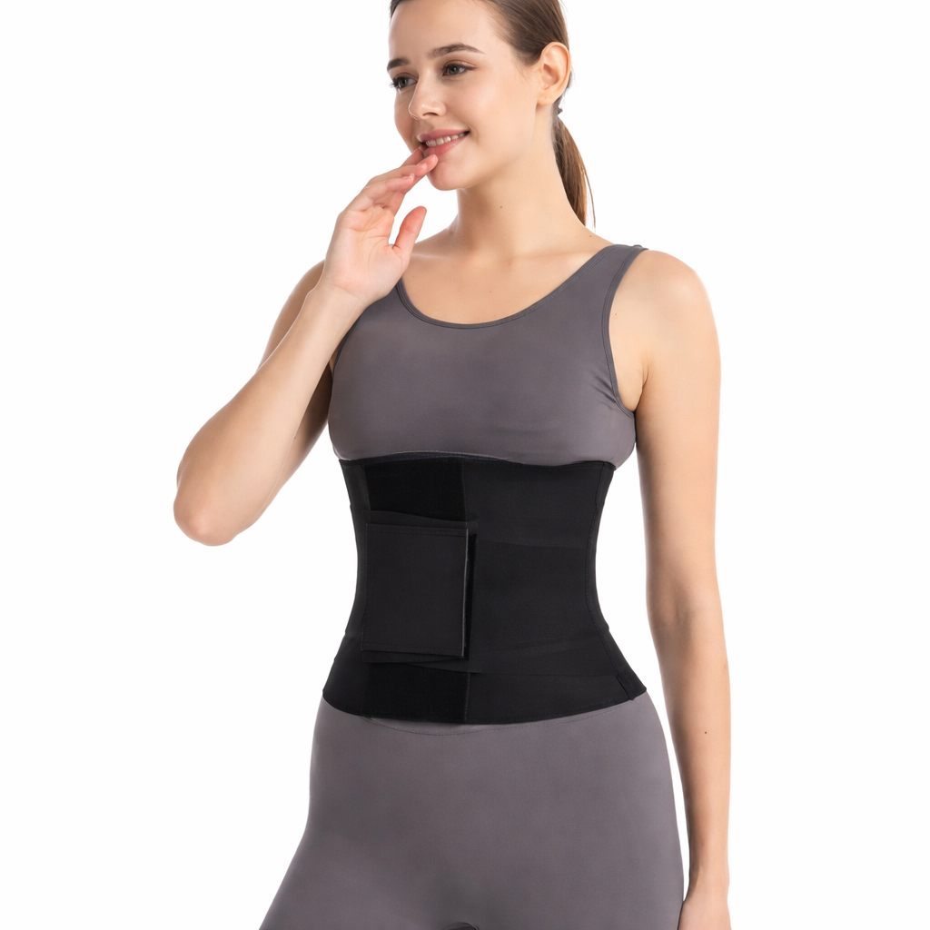 Waist Trainer Postpartum Support Adjustable Wrap Belt