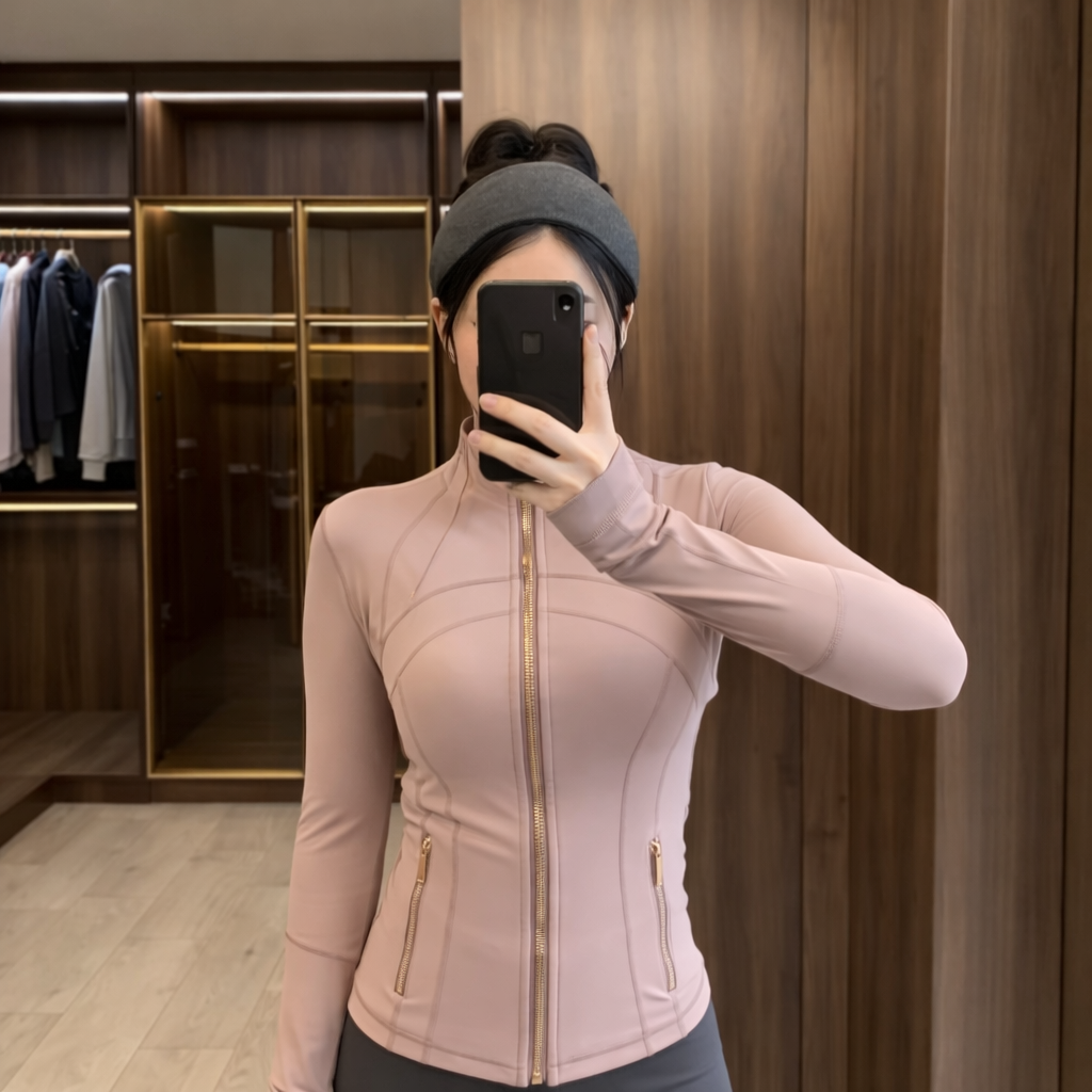 Women Tracksuit Zip Jacket Workout Yoga Activewear