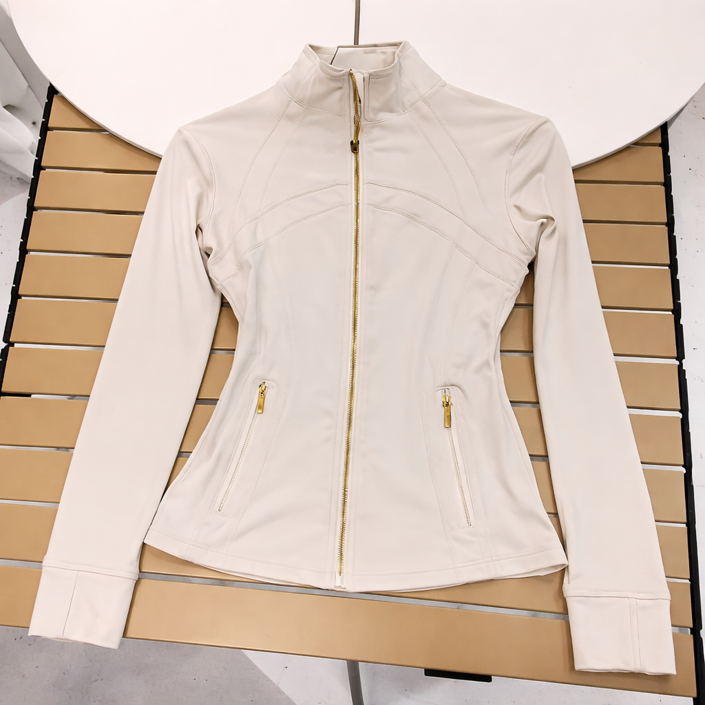 Women Tracksuit Zip Jacket Workout Yoga Activewear