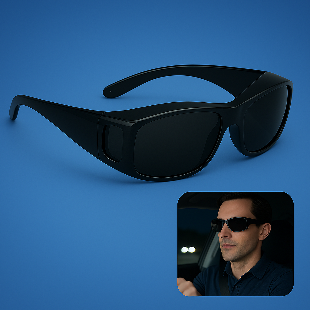 Gafas para conducir con lentes antirreflejo para uso nocturno