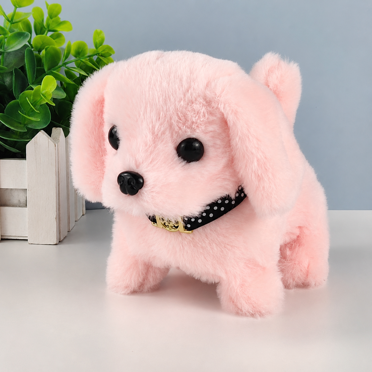 インタラクティブな子犬のおもちゃぬいぐるみコンパニオン