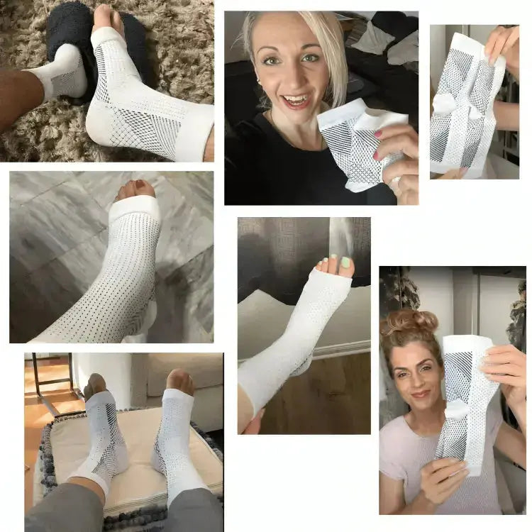 Kompresní ponožky pro úlevu od bolesti nohou a podporu