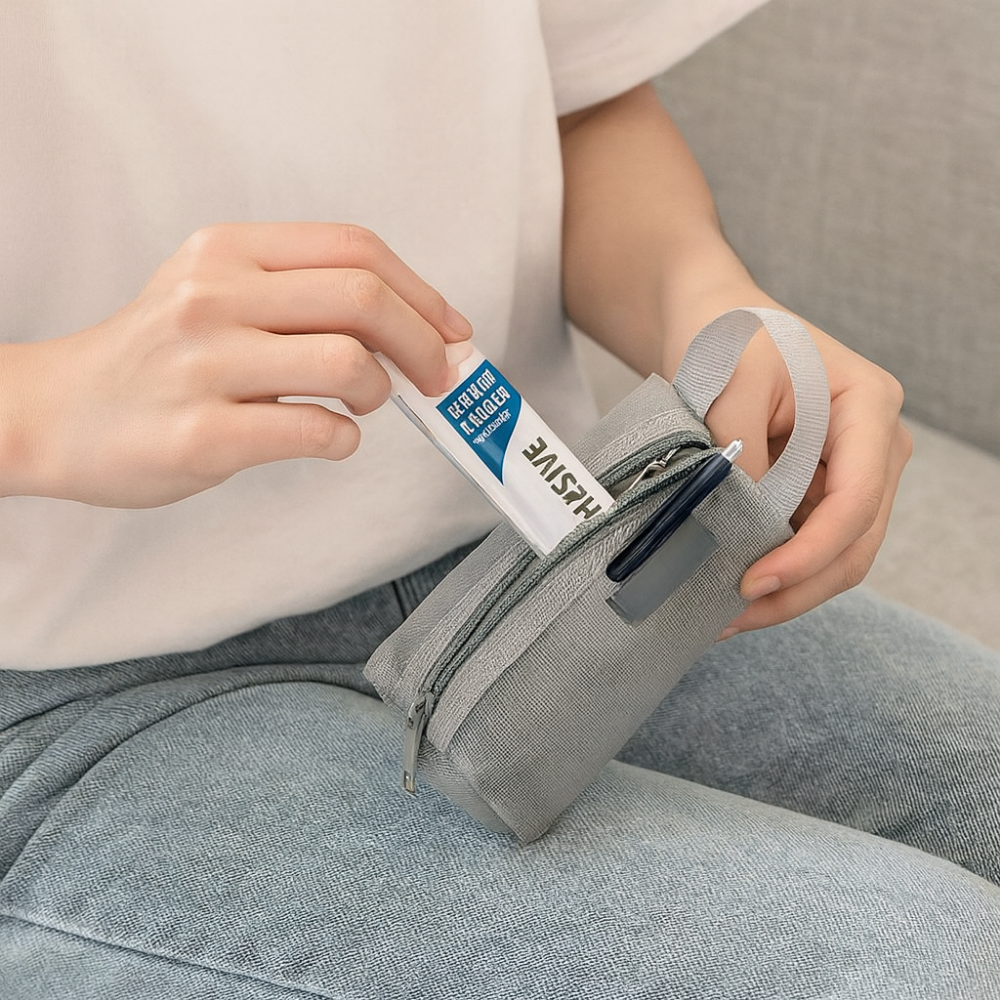 Women’s Compact Travel Accessories Pouch | Toiletry Organizer