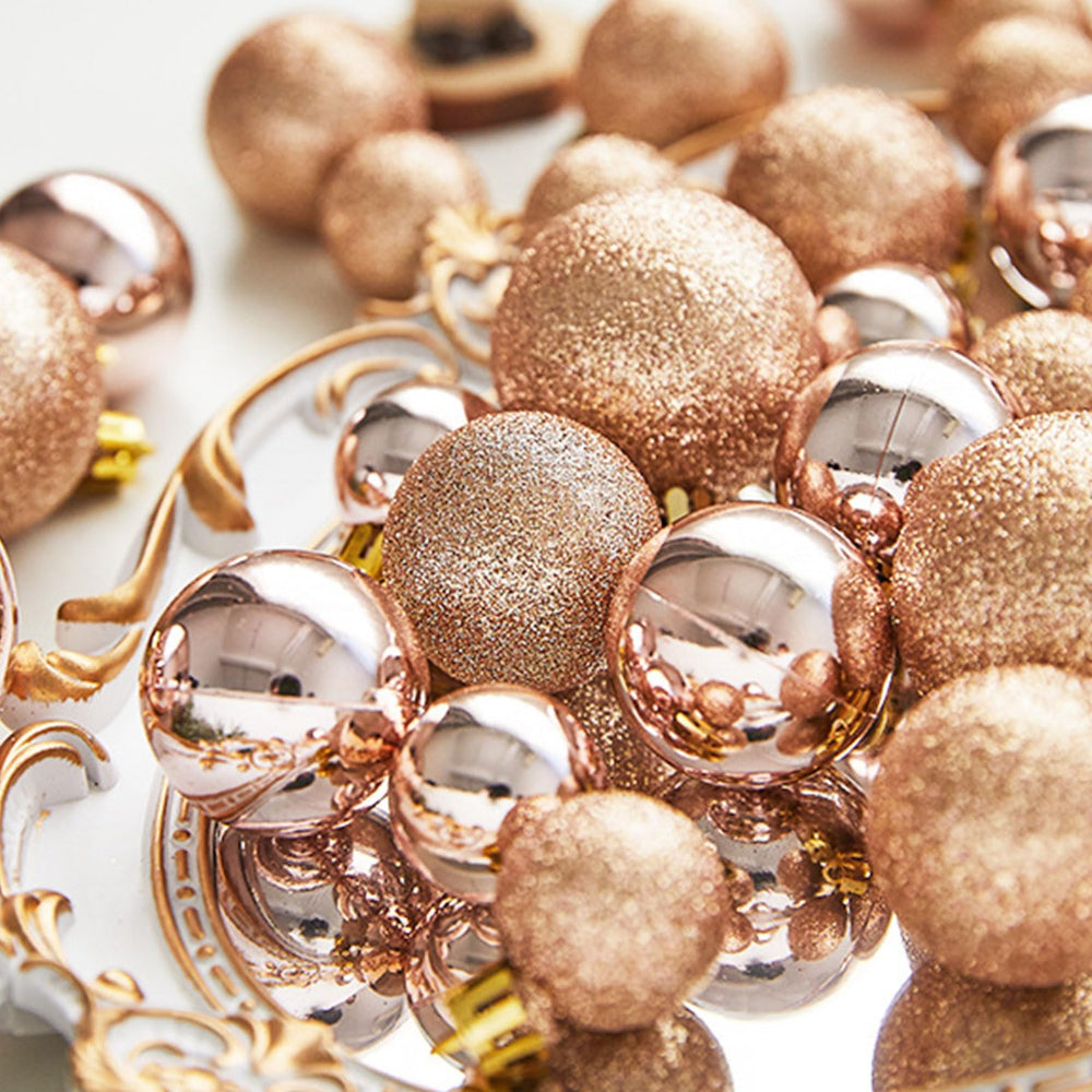 Christmas Baubles Ornaments Set Classic Hanging Holiday Tree Decor