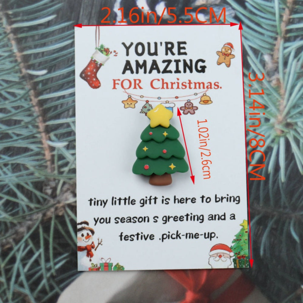 Christmas Cards Mini Gift Set Festive Holiday Charm Pack