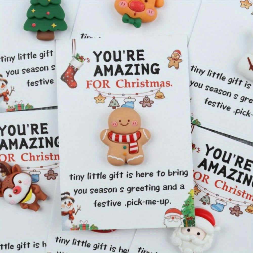 Christmas Cards Mini Gift Set Festive Holiday Charm Pack