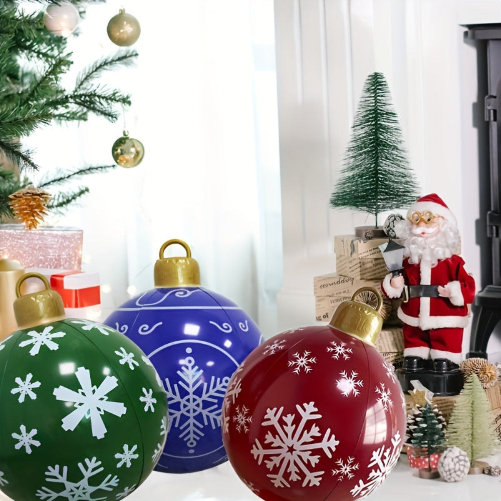 Weihnachtsdekorationen Riesige Aufblasbare Feiertags-Dekorationen Für Den Außenbereich Gartenball