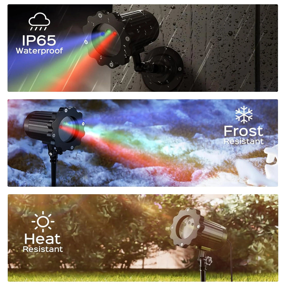 Vánoční světelný projektor venkovní vodotěsný laserový displej