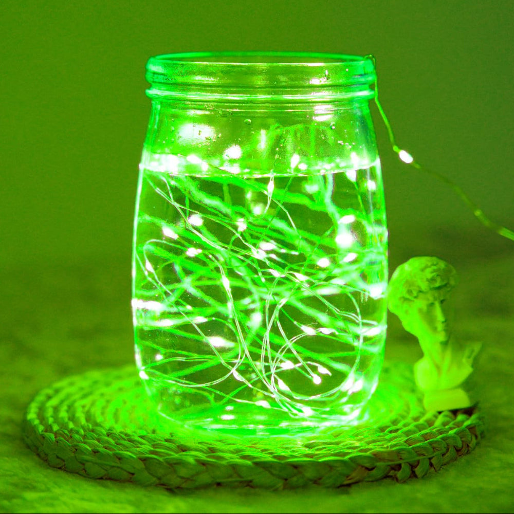 Guirnalda de luces navideñas con luces, a pilas, impermeable para interior y exterior