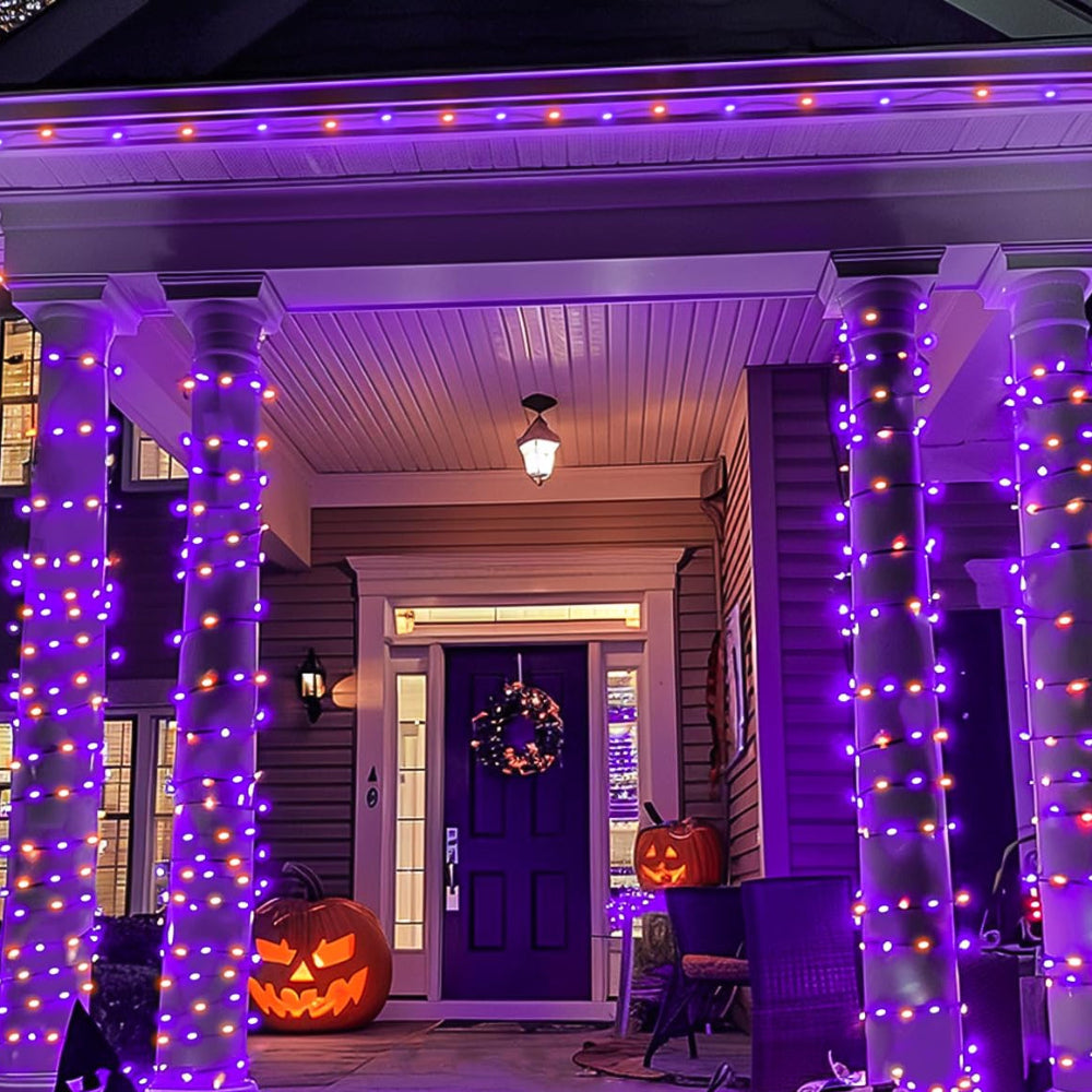 Guirnalda de luces navideñas con luces, a pilas, impermeable para interior y exterior