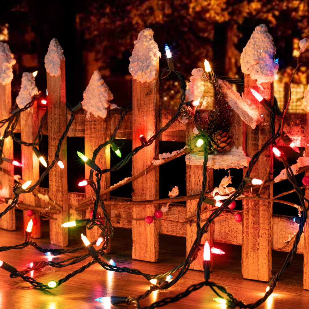 Luci di Natale Luci a Catena Interno Esterno Set Mini Collegabile