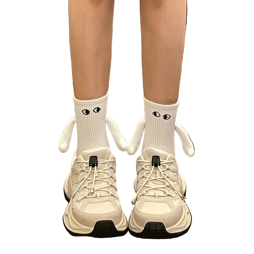 Christmas Stockings Funny Socks Couple Hand-Holding Cozy Gift