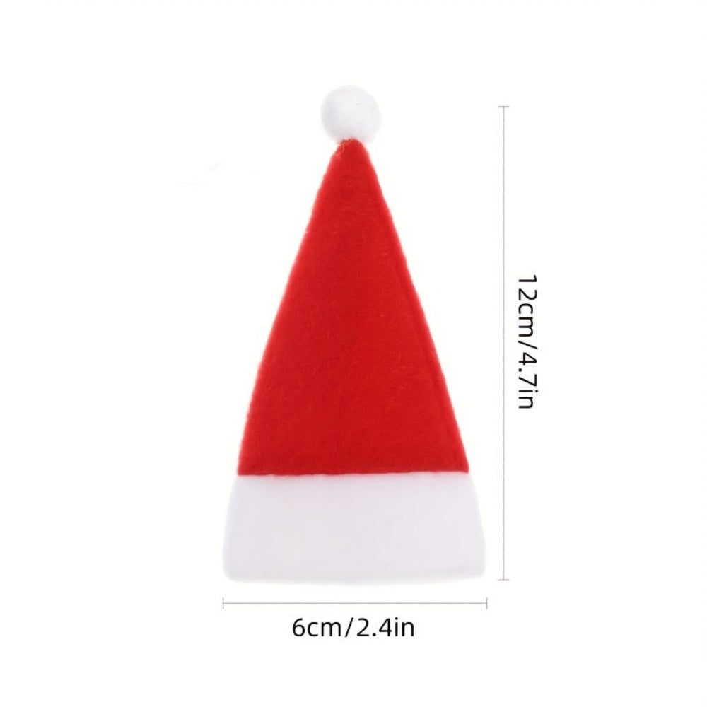 Christmas Table Decorations Santa Hats Mini Festive Table Accessories