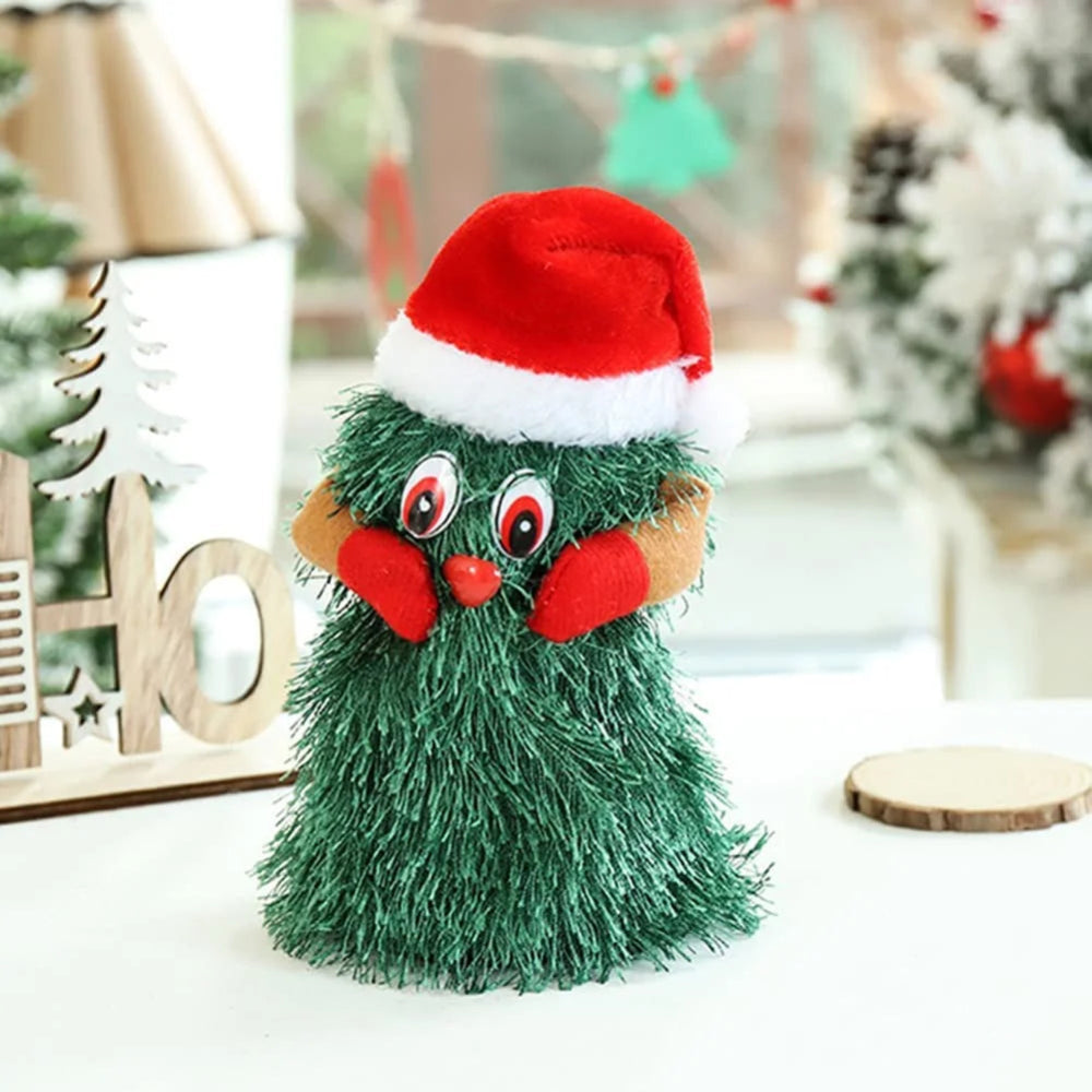 Christmas Toy Plush Dancing Tree Animated Music Decoration