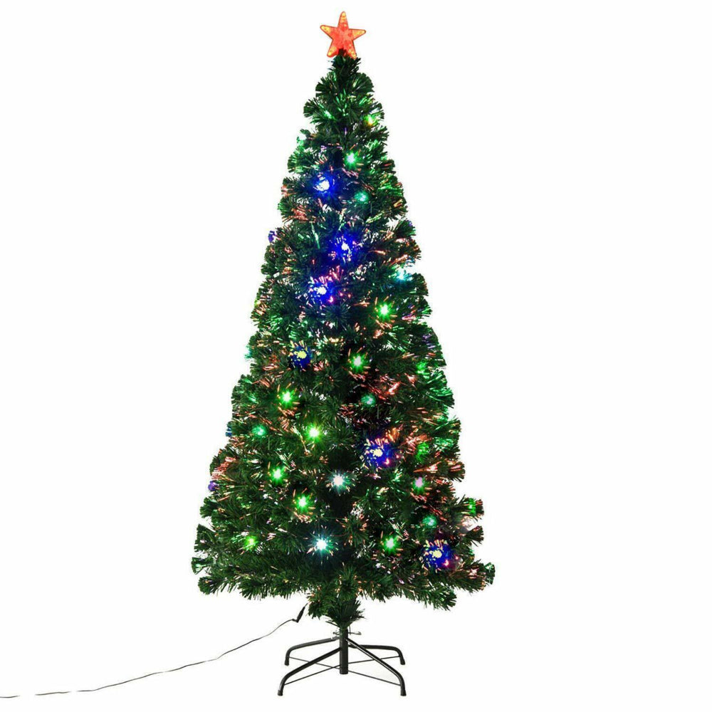 Christmas Tree LED Lights Multicolor Star Topper Home Decoration