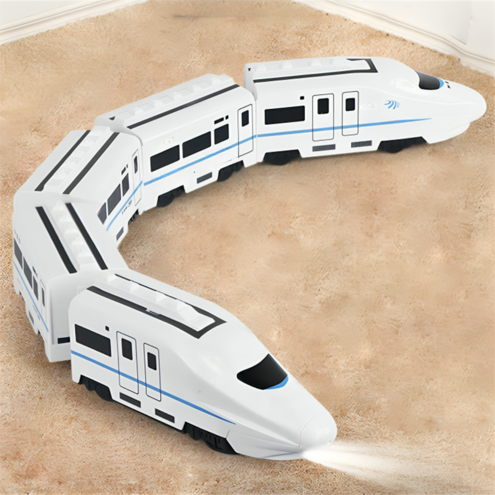 Wooden Toy Train Educational Playset Toddlers