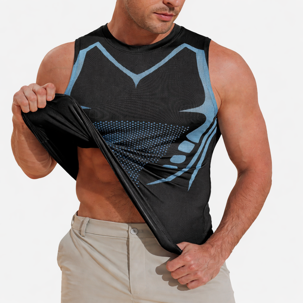 Compression Shirt Athletic Sleeveless Training Support Top
