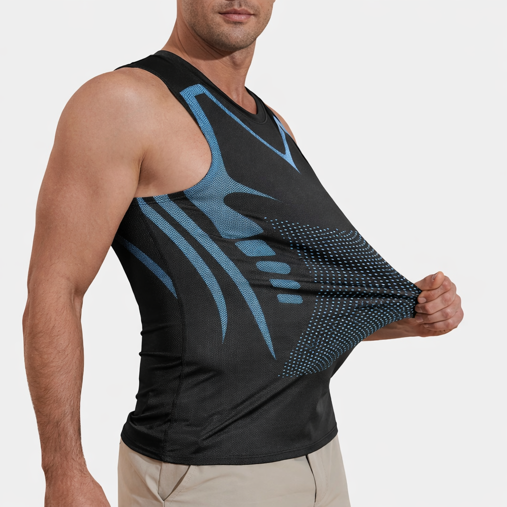 Compression Shirt Athletic Sleeveless Training Support Top