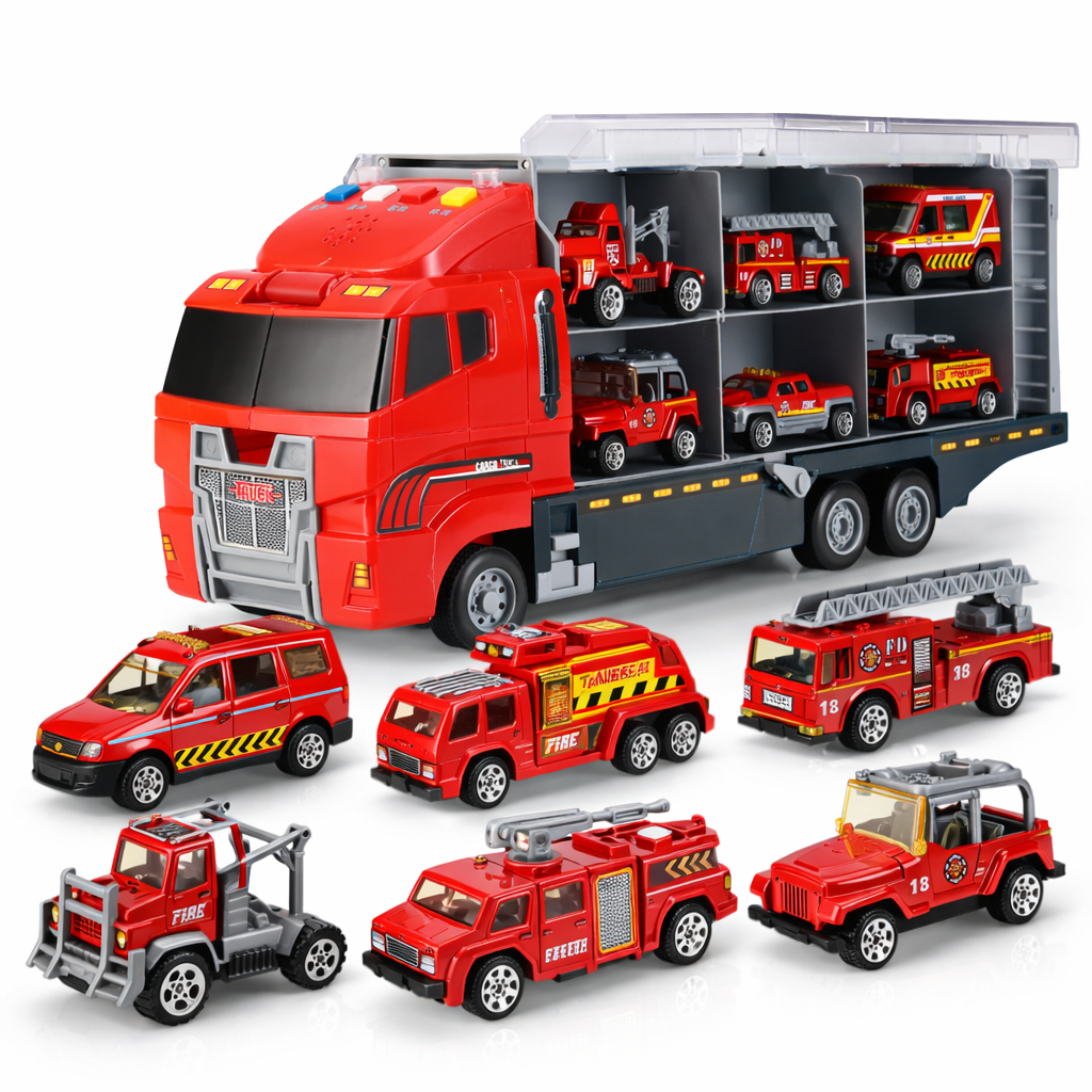 Construction Toy Set Kids Vehicle Playset Trucks Cranes Equipment