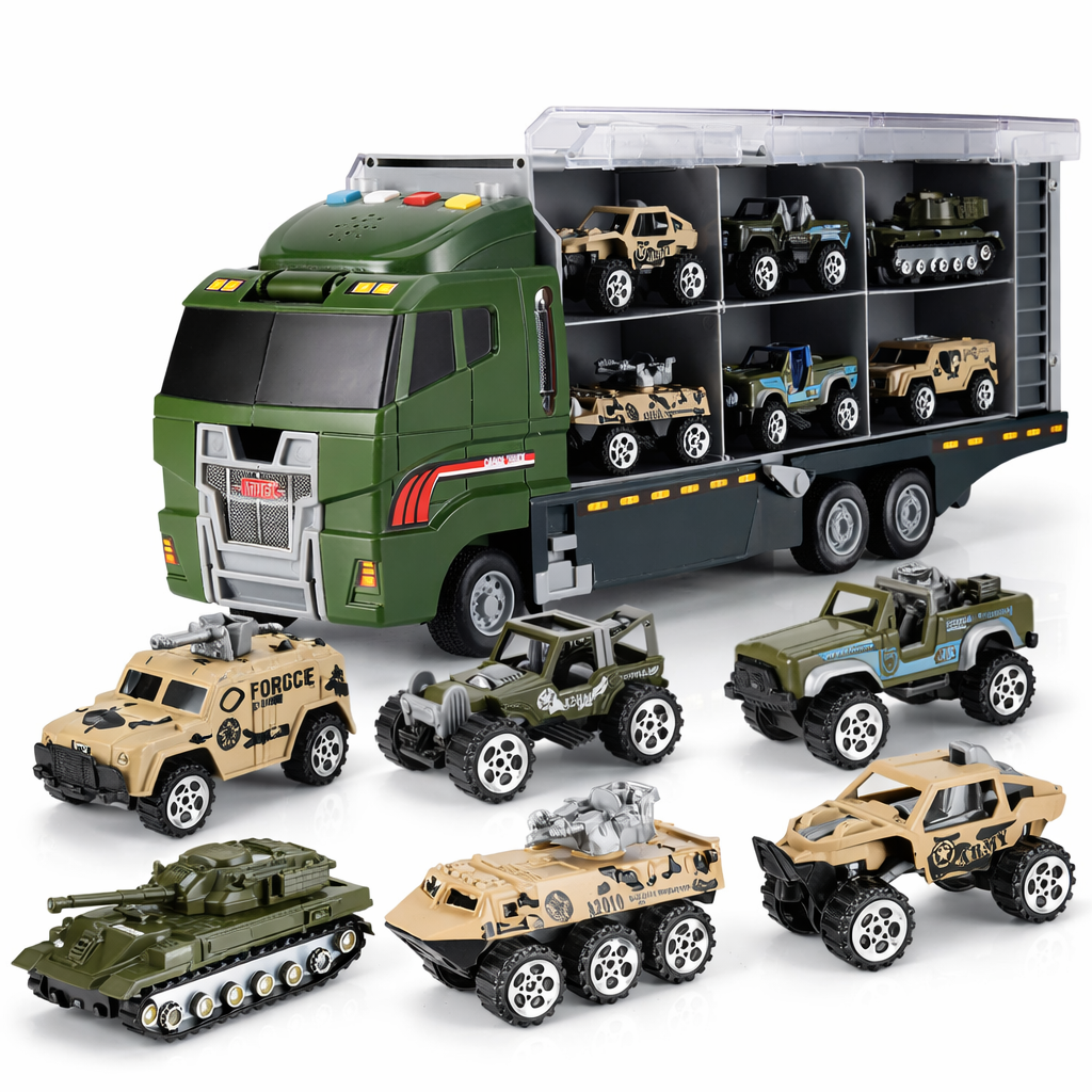 Construction Toy Set Kids Vehicle Playset Trucks Cranes Equipment