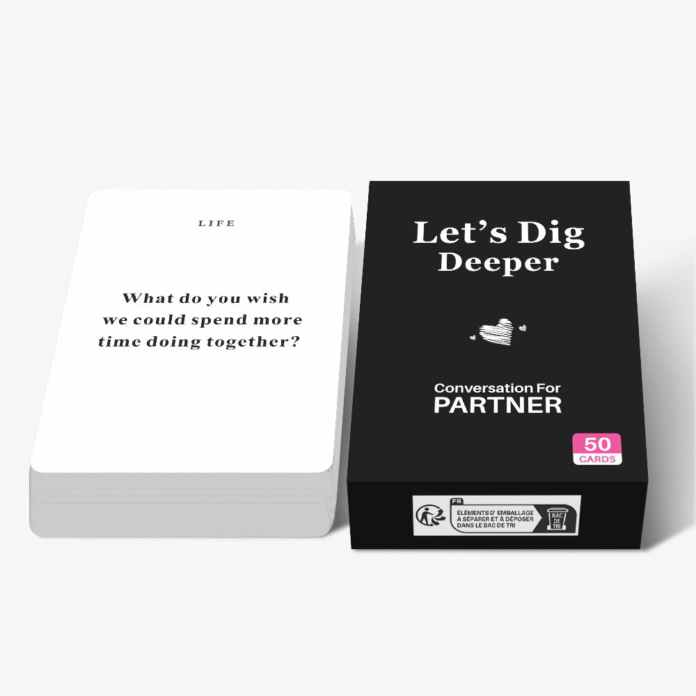 Conversation Cards Couples Relationship Game Set