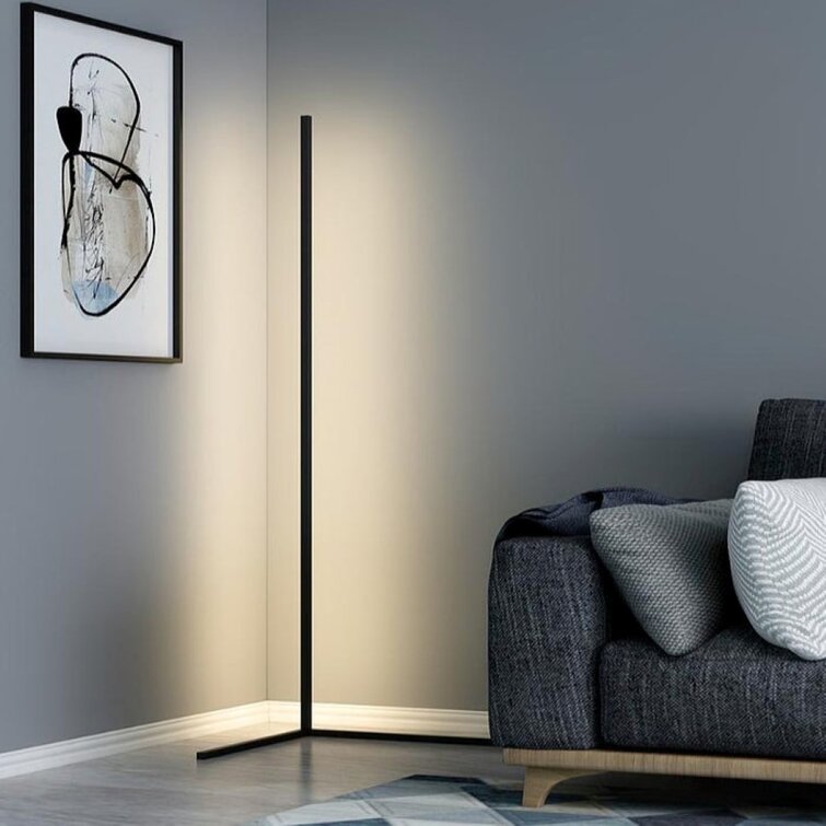Slim LED Corner Lamp | Adjustable Brightness for Living Room or Bedroom