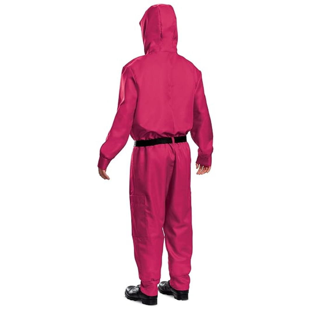 Costume Jumpsuit Hooded Zip Up Long Sleeve Wear