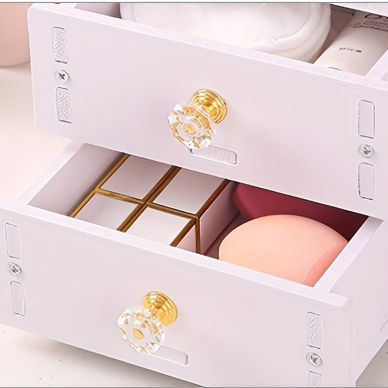 Makeup Mirror With Storage Cute Tabletop Design