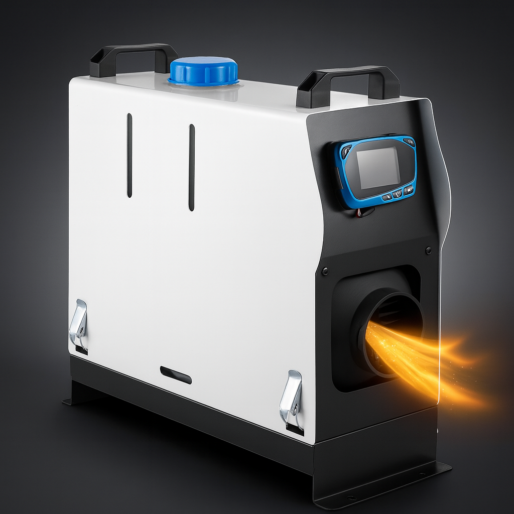 Přenosný kovový dieselový ohřívač s LCD klimatickou jednotkou