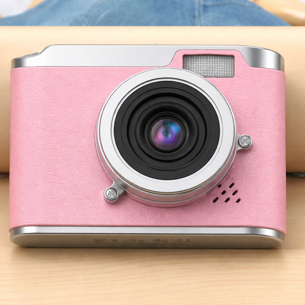 Digital Camera Flip Screen 4K Video Zoom Compact Camera