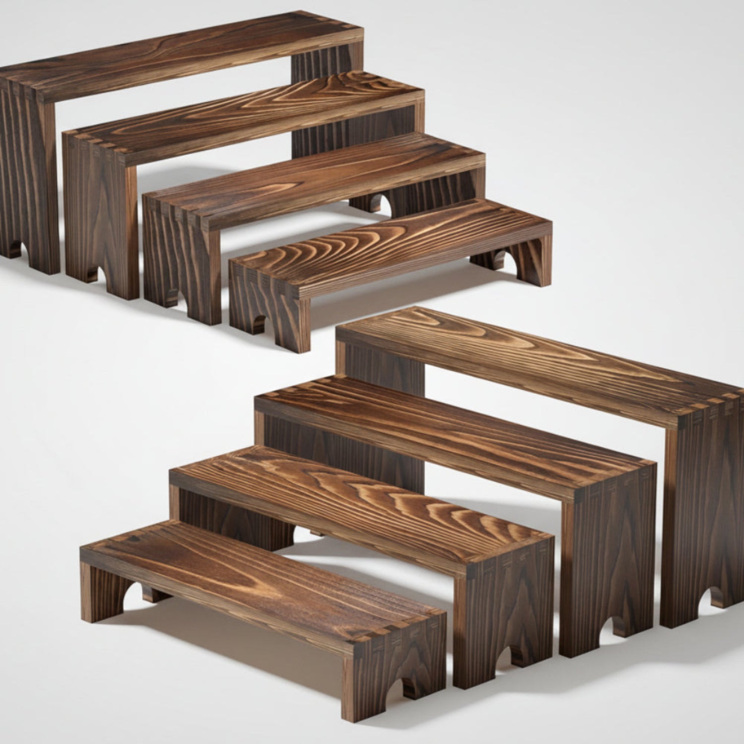 Display Shelves Tiered Organizer Set 1