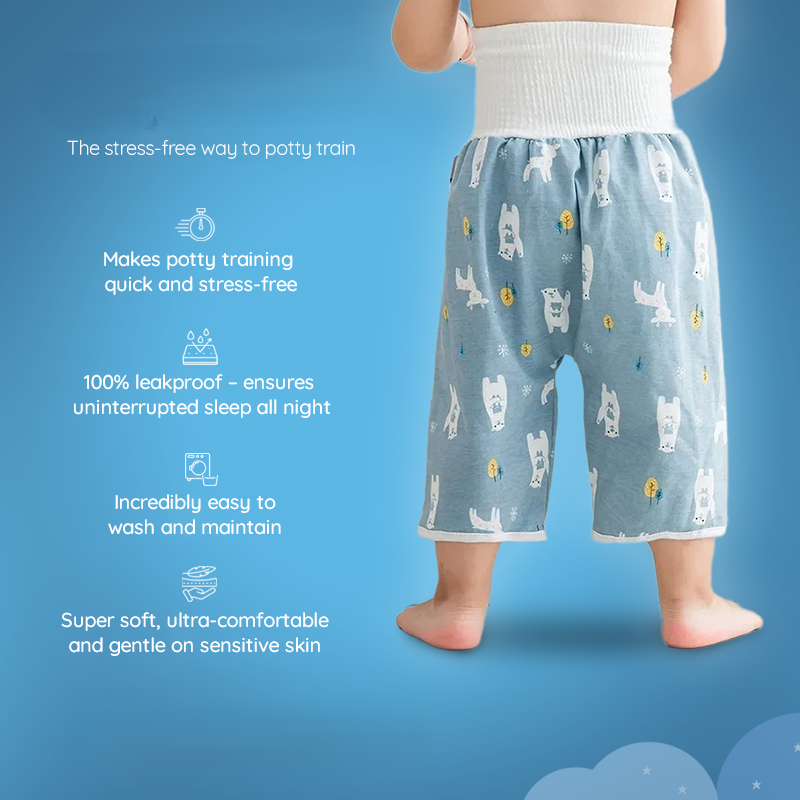 Baby Training Trousers Leakproof Cotton Pants