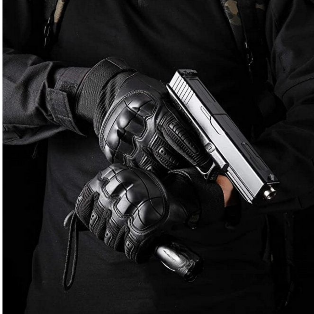 Guantes de trabajo tácticos para hombre con nudillos duros | Resistentes a impactos