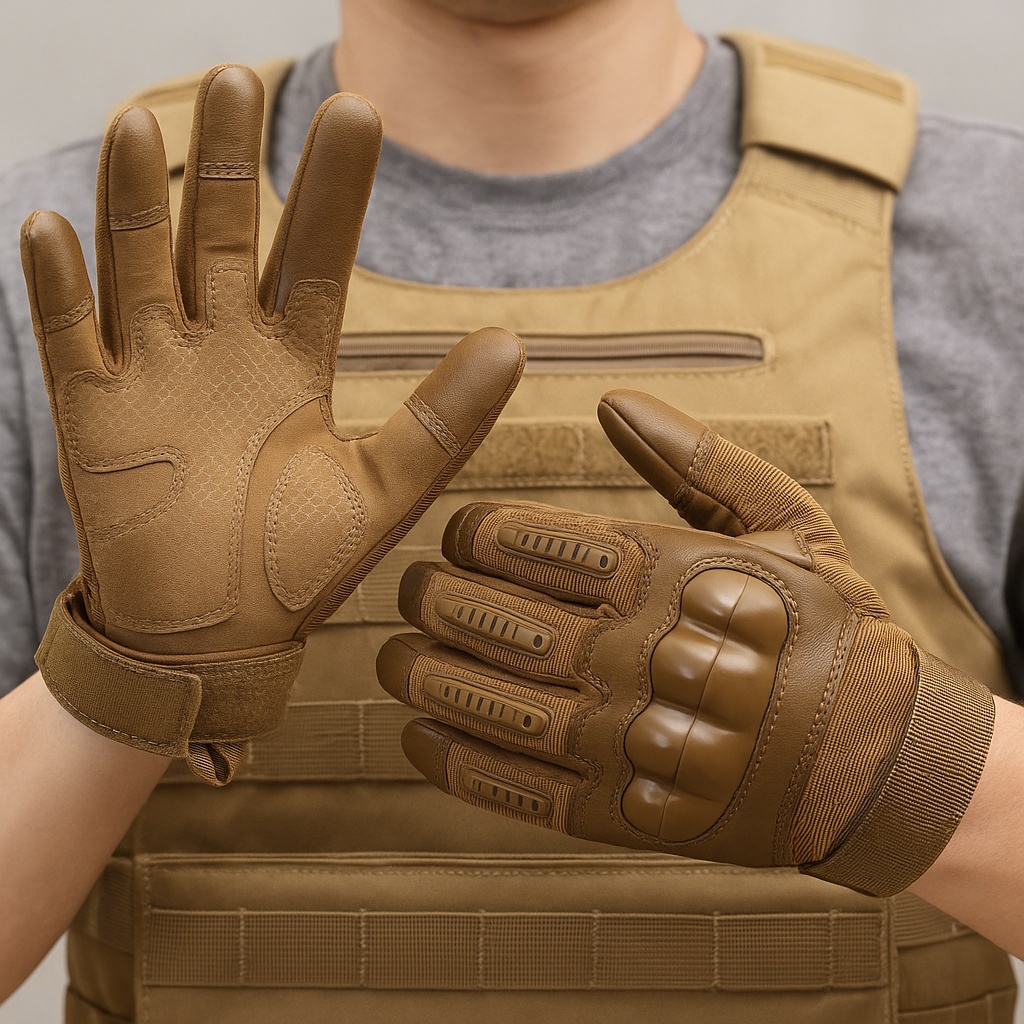 メンズ タクティカル ハードナックル 作業用手袋 | 衝撃耐性
