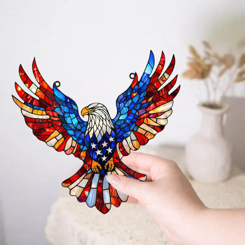 Eagle Wall Decor Stained Glass Window Suncatcher